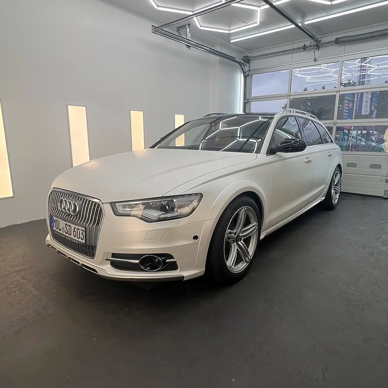 Audi A6 Vollfolierung weiß