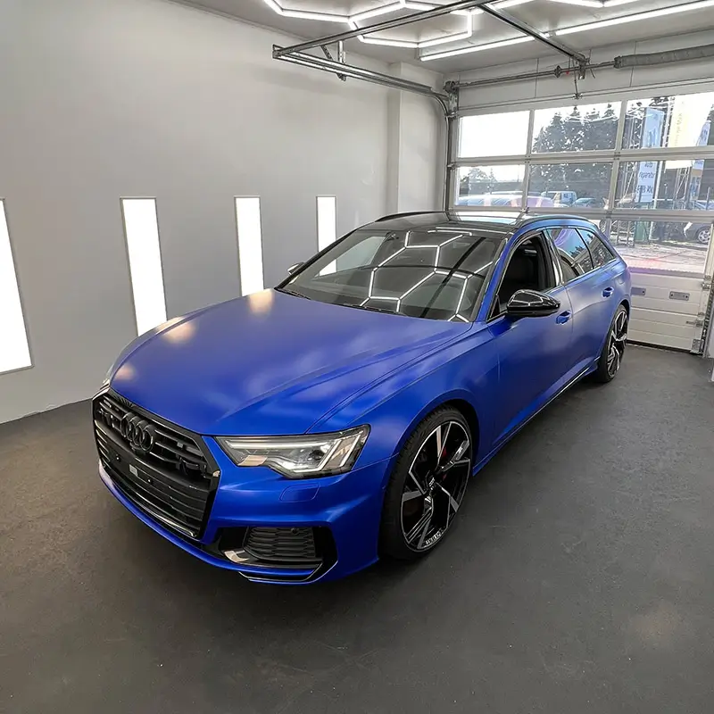 Audi A6 Scheibentönung und Vollfolierung schwarz